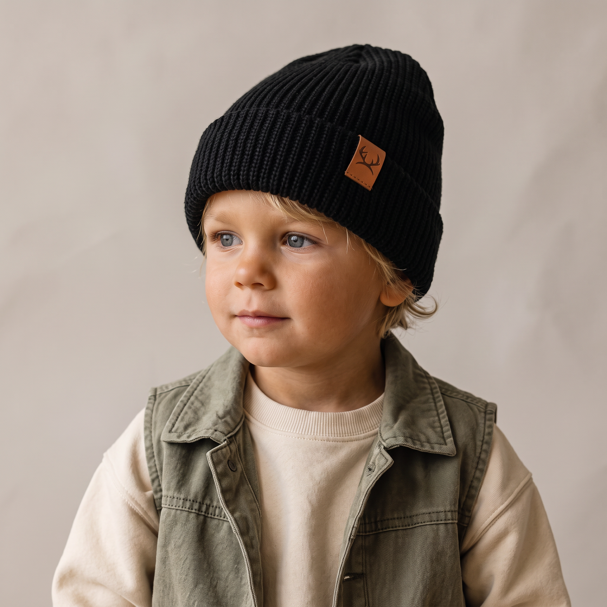 Gorro holgado Cabin - Negro