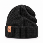 Slouchy Cabin Beanie - Black